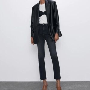 Zara Black Z1975 high rise vintage look denim jeans Size 27 US 4